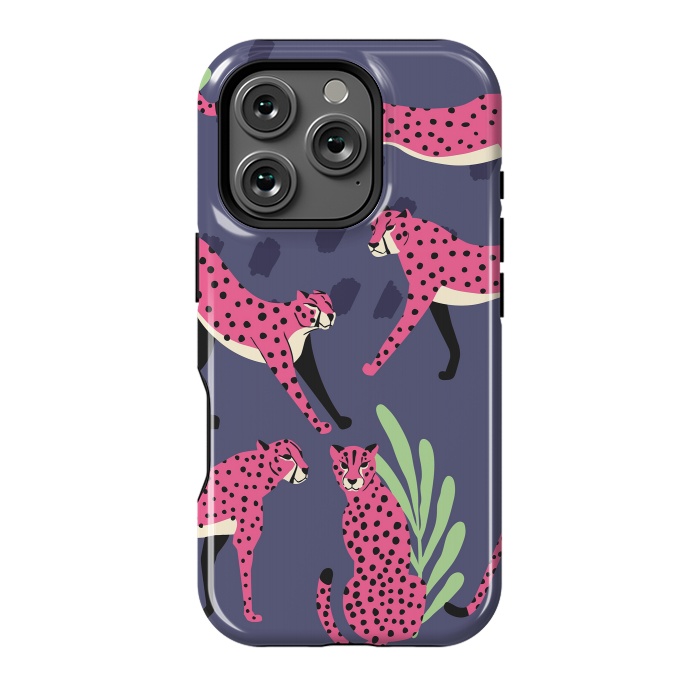 iPhone 16 Pro StrongFit Cheetah pattern 06 by Jelena Obradovic