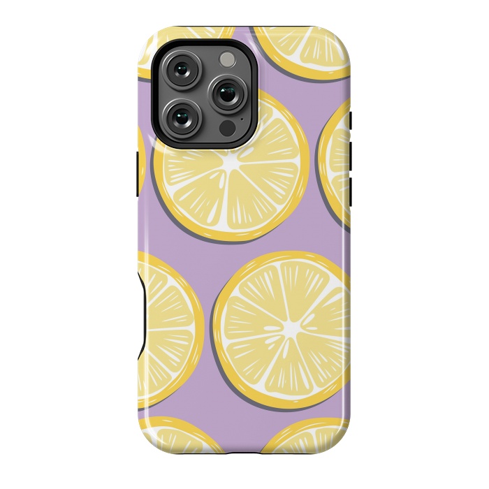 iPhone 16 Pro Max StrongFit Lemon pattern 10 by Jelena Obradovic