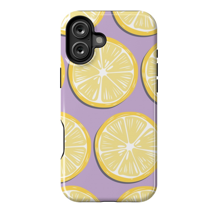 iPhone 16 Plus StrongFit Lemon pattern 10 by Jelena Obradovic