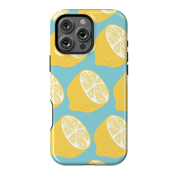 iPhone 16 Pro Max StrongFit Lemon pattern 13 by Jelena Obradovic