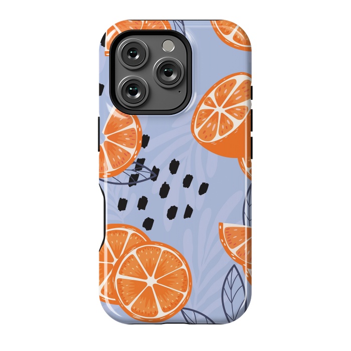 iPhone 16 Pro StrongFit Orange pattern 04 by Jelena Obradovic