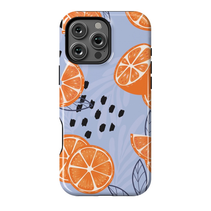 iPhone 16 Pro Max StrongFit Orange pattern 04 by Jelena Obradovic