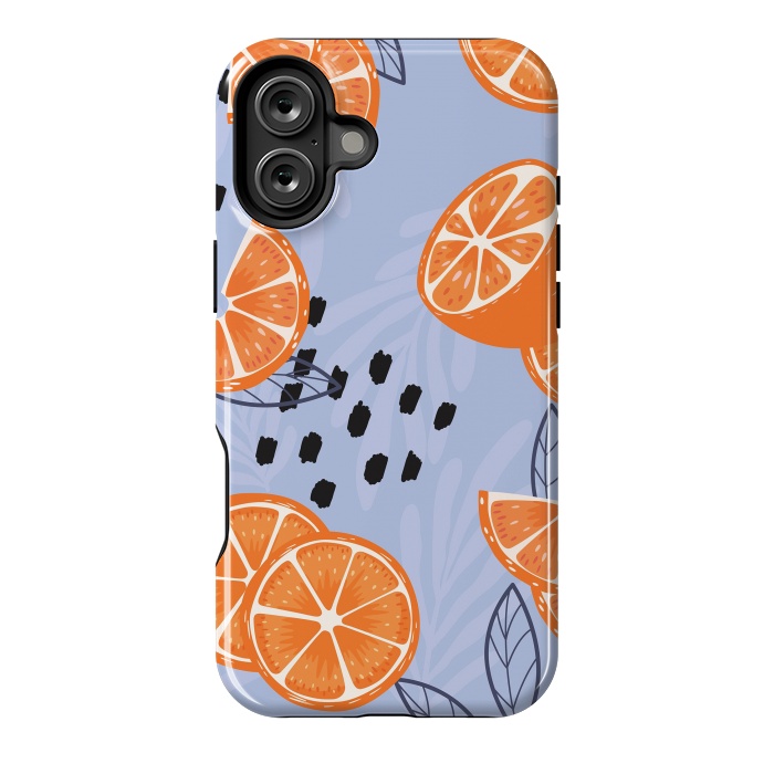 iPhone 16 Plus StrongFit Orange pattern 04 by Jelena Obradovic