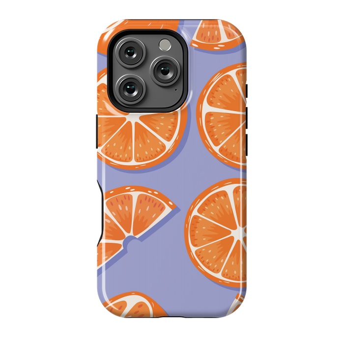 iPhone 16 Pro StrongFit Orange pattern 08 by Jelena Obradovic