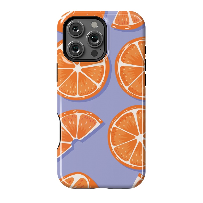 iPhone 16 Pro Max StrongFit Orange pattern 08 by Jelena Obradovic