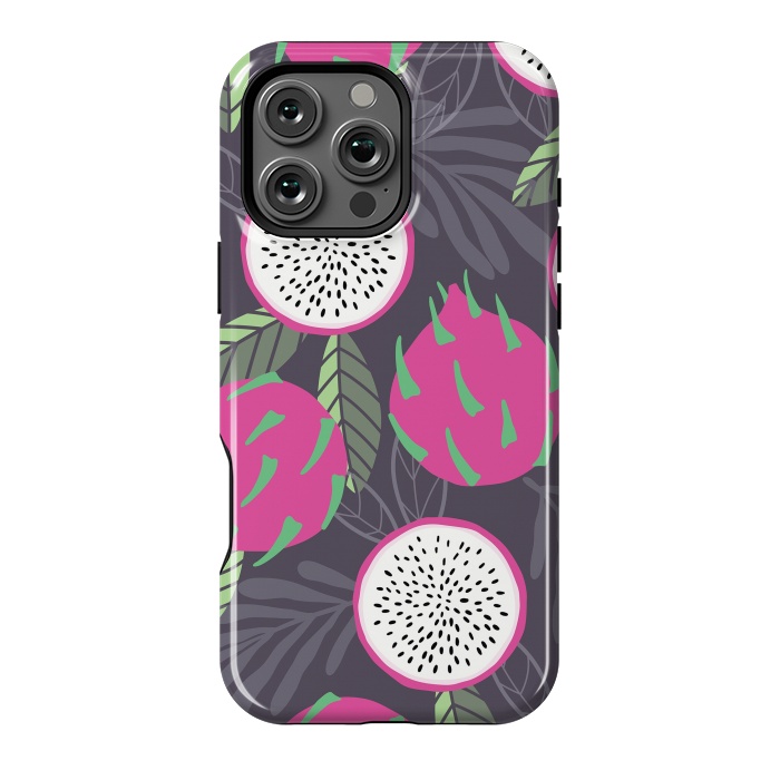 iPhone 16 Pro Max StrongFit Dragon fruit pattern 03 by Jelena Obradovic