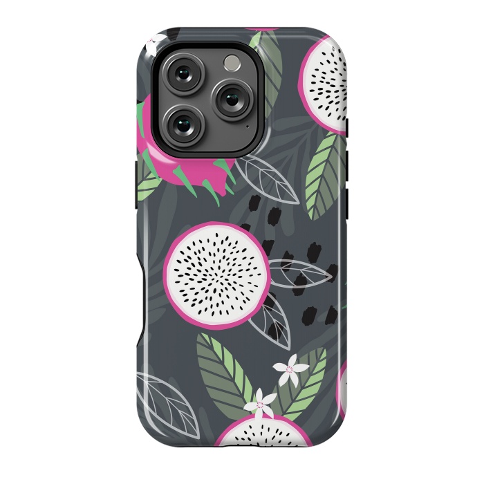 iPhone 16 Pro StrongFit Dragon fruit pattern 04 by Jelena Obradovic