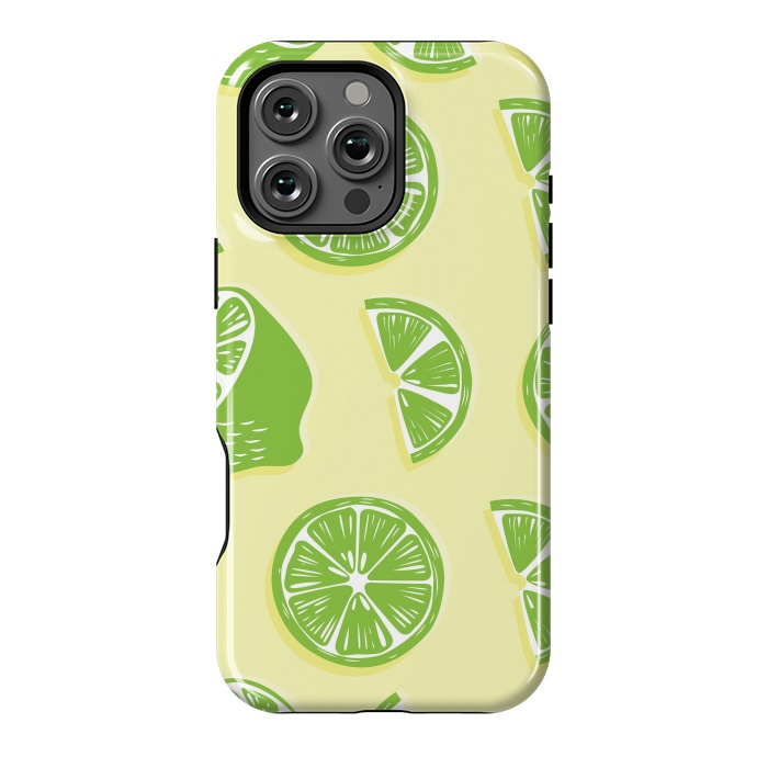 iPhone 16 Pro Max StrongFit Lime pattern 04 by Jelena Obradovic