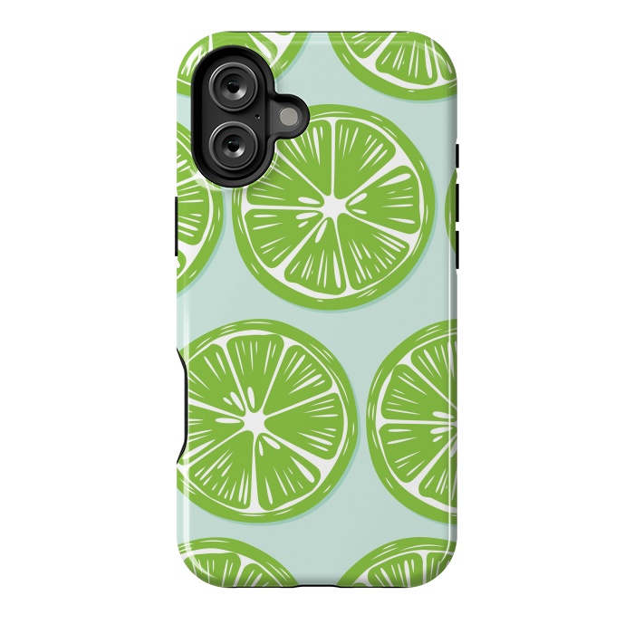 iPhone 16 Plus StrongFit Lime pattern 05 by Jelena Obradovic