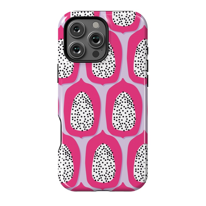 iPhone 16 Pro Max StrongFit Papaya pattern 01 by Jelena Obradovic