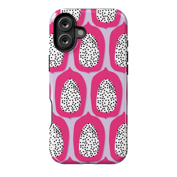 iPhone 16 Plus StrongFit Papaya pattern 01 by Jelena Obradovic