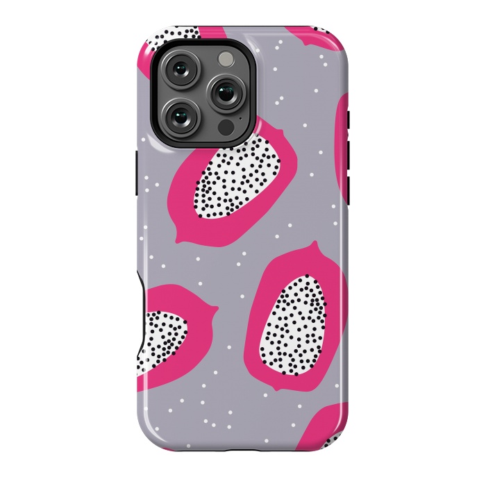 iPhone 16 Pro Max StrongFit Papaya pattern 02 by Jelena Obradovic