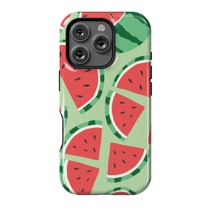 iPhone 16 Pro StrongFit Watermelon pattern 01 by Jelena Obradovic