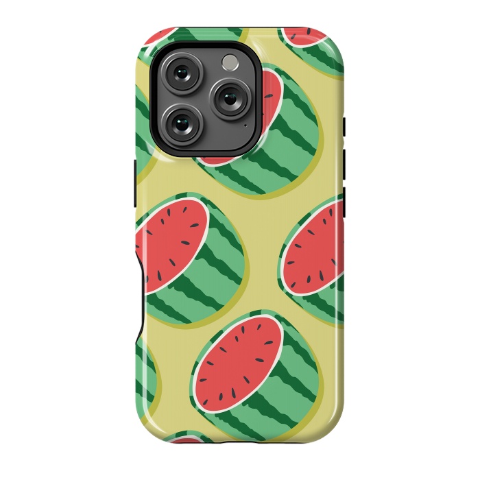 iPhone 16 Pro StrongFit Watermelon pattern 02 by Jelena Obradovic