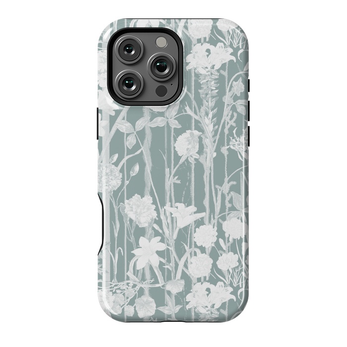 iPhone 16 Pro Max StrongFit Pastel botanical floral vines by Oana 