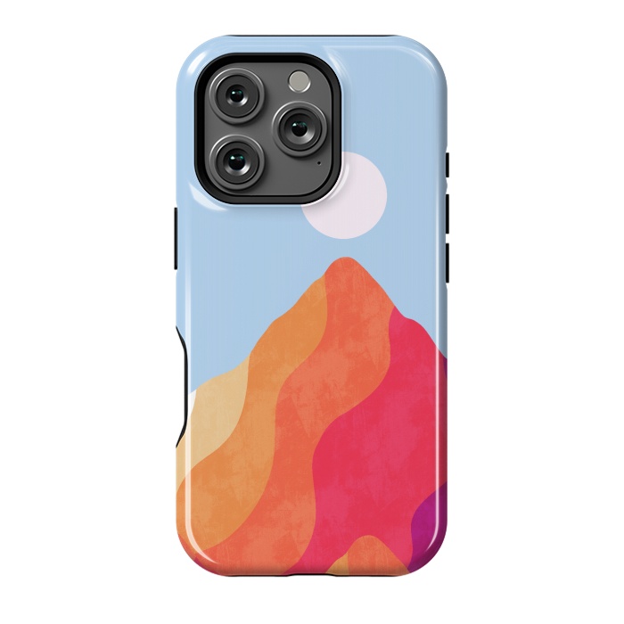 iPhone 16 Pro StrongFit Summer rainbow peak by Steve Wade (Swade)