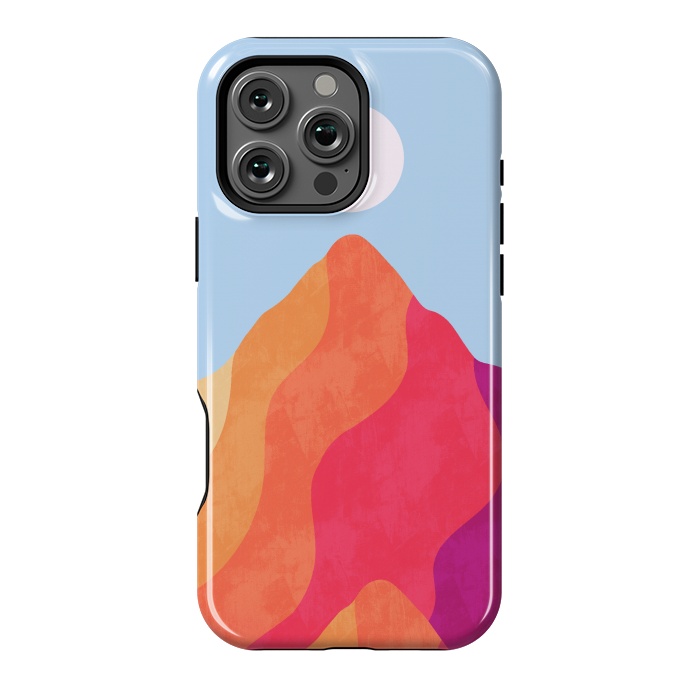 iPhone 16 Pro Max StrongFit Summer rainbow peak by Steve Wade (Swade)