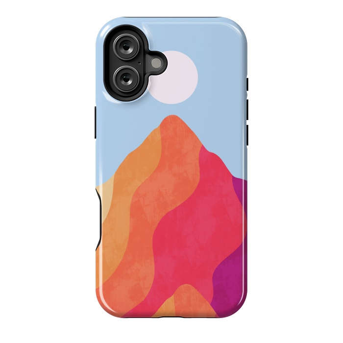 iPhone 16 Plus StrongFit Summer rainbow peak by Steve Wade (Swade)