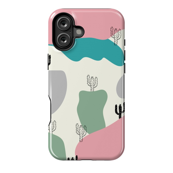 iPhone 16 Plus StrongFit Mountain Cactus by Creativeaxle