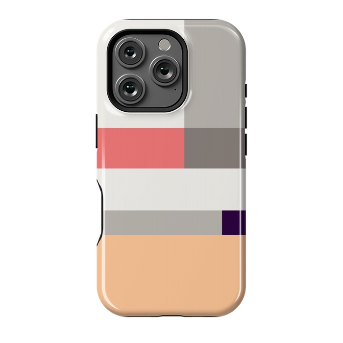 iPhone 16 Pro StrongFit Colors in Block Minimal Art by Creativeaxle