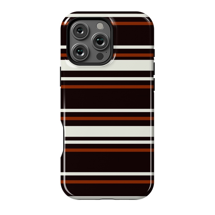 iPhone 16 Pro Max StrongFit Classic Brown by TMSarts