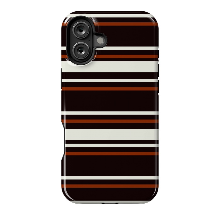 iPhone 16 Plus StrongFit Classic Brown by TMSarts