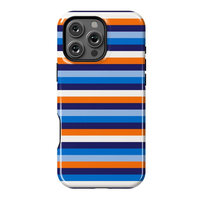 iPhone 16 Pro Max StrongFit Repeating Blue by TMSarts