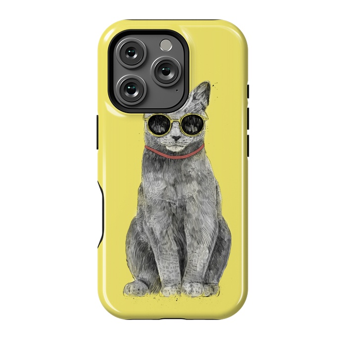 iPhone 16 Pro StrongFit Summer Cat by Balazs Solti