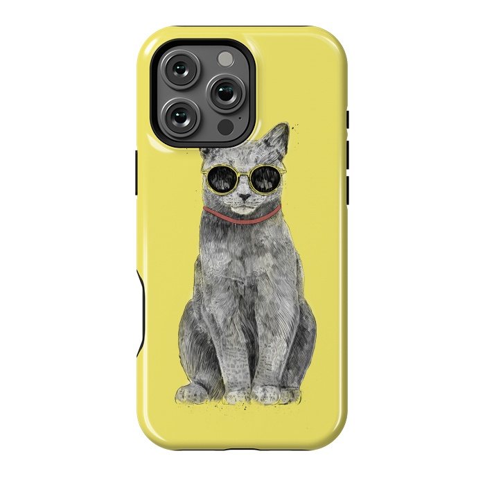 iPhone 16 Pro Max StrongFit Summer Cat by Balazs Solti