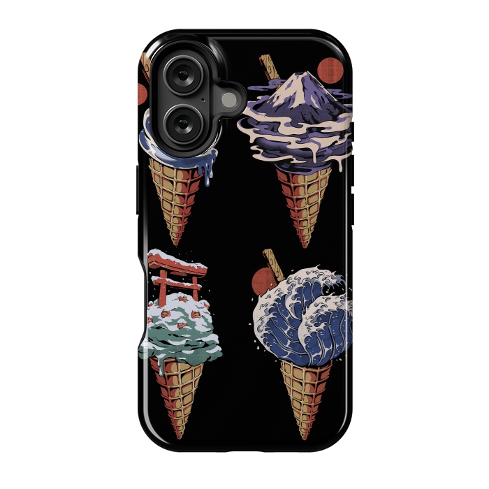 iPhone 16 StrongFit Japanese Ice Creams by Ilustrata