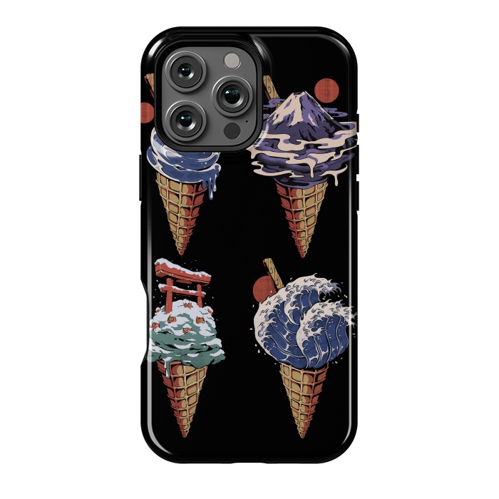 iPhone 16 Pro Max StrongFit Japanese Ice Creams by Ilustrata