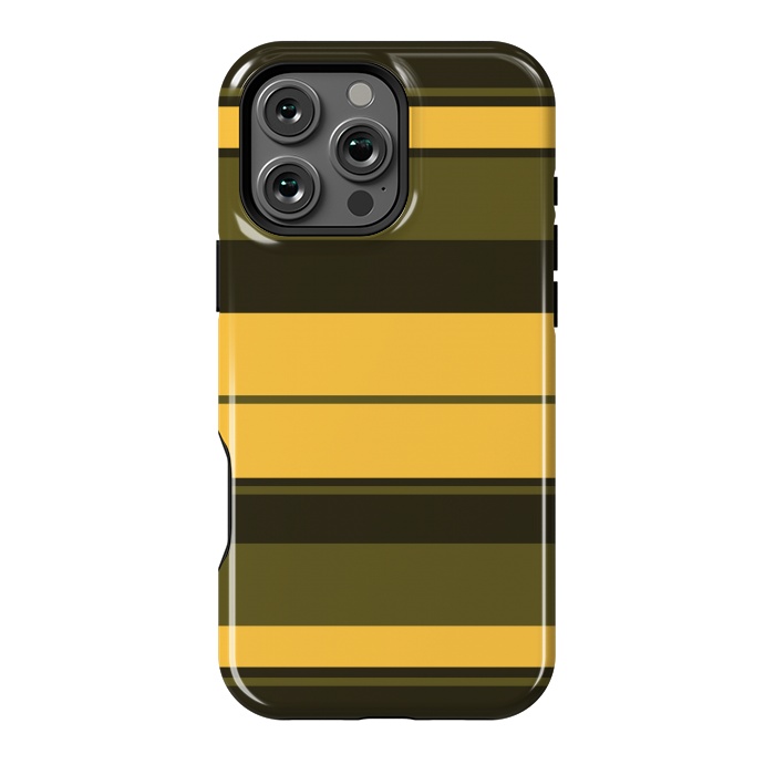 iPhone 16 Pro Max StrongFit Vintage Yellow by TMSarts