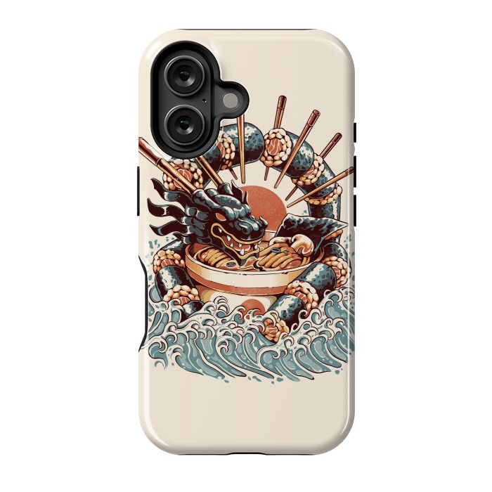 iPhone 16 StrongFit Dragon Sushi Ramen by Ilustrata