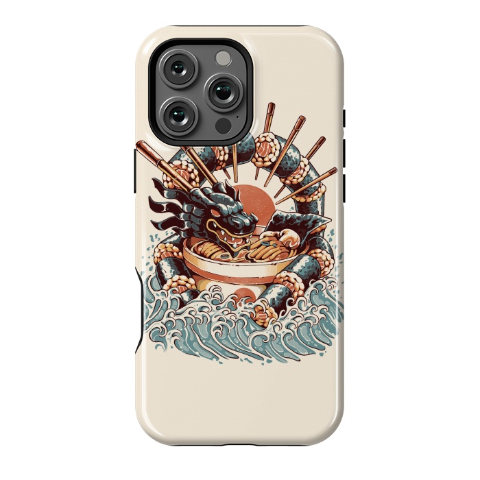 iPhone 16 Pro Max StrongFit Dragon Sushi Ramen by Ilustrata