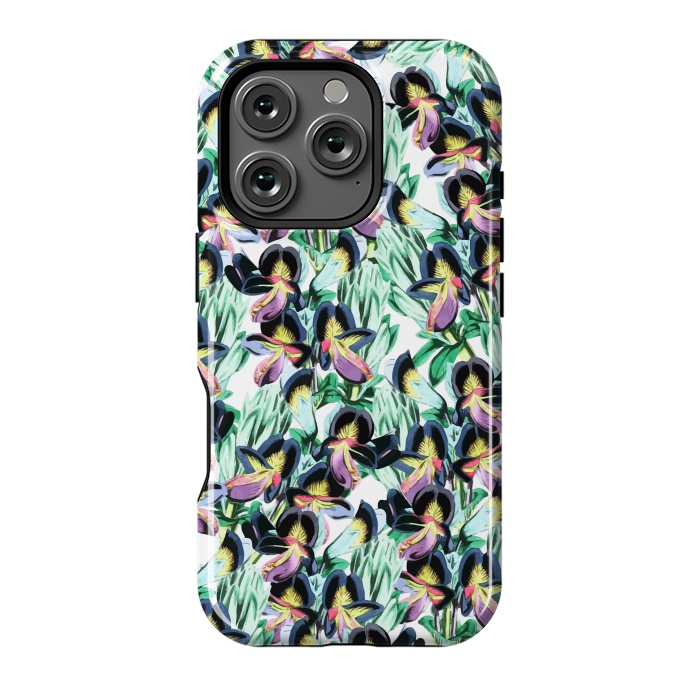 iPhone 16 Pro StrongFit Floral Flutter by Uma Prabhakar Gokhale