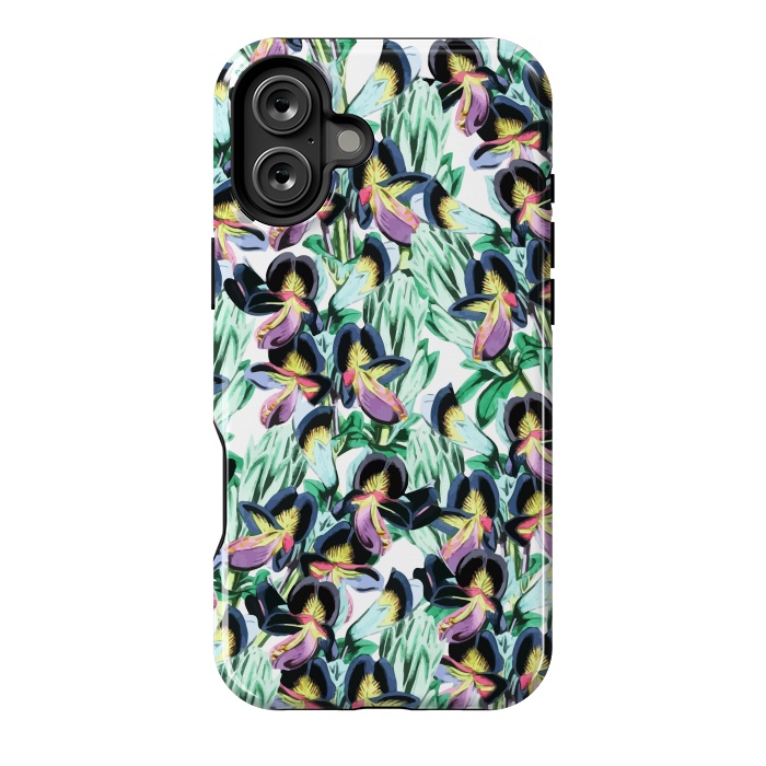 iPhone 16 Plus StrongFit Floral Flutter by Uma Prabhakar Gokhale