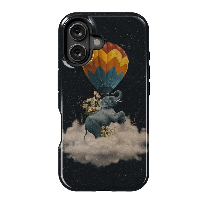 iPhone 16 StrongFit Between Clouds by Eleaxart