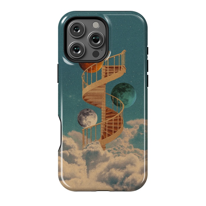 iPhone 16 Pro Max StrongFit Stairway to the moon by Eleaxart