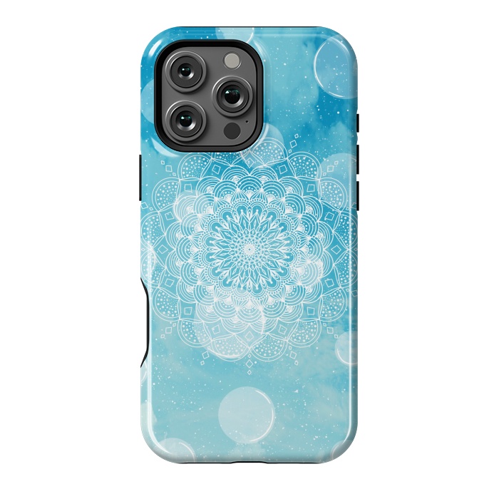 iPhone 16 Pro Max StrongFit Mandala bubbles by Jms