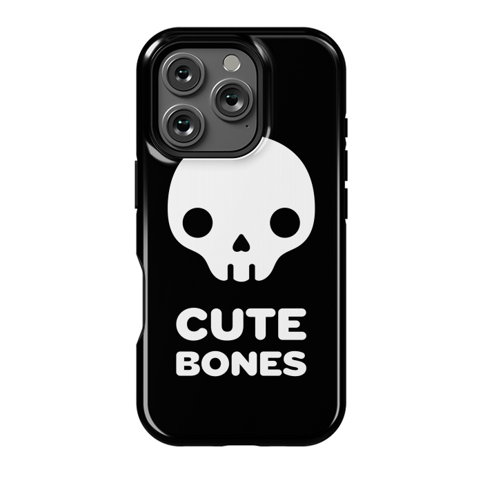 iPhone 16 Pro StrongFit Cute skull by Laura Nagel