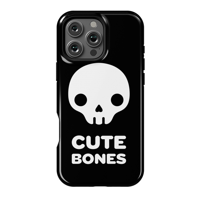 iPhone 16 Pro Max StrongFit Cute skull by Laura Nagel