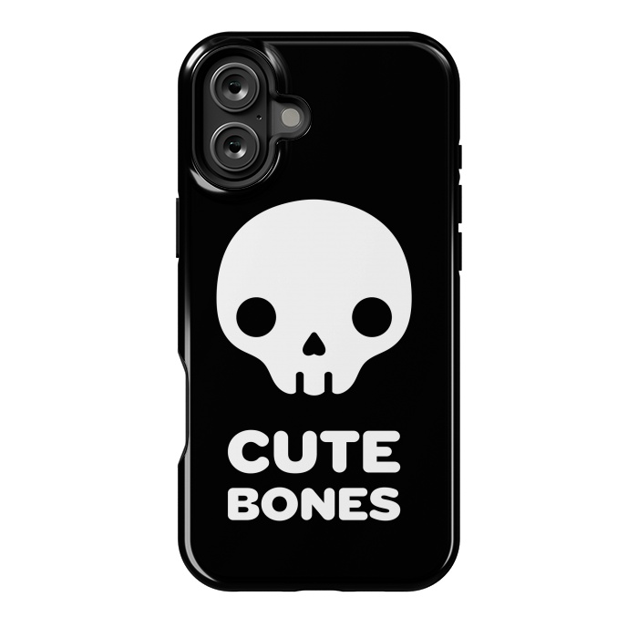 iPhone 16 Plus StrongFit Cute skull by Laura Nagel