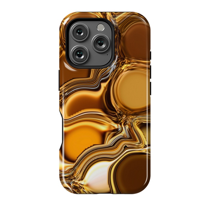 iPhone 16 Pro StrongFit Golden Oil by Martina