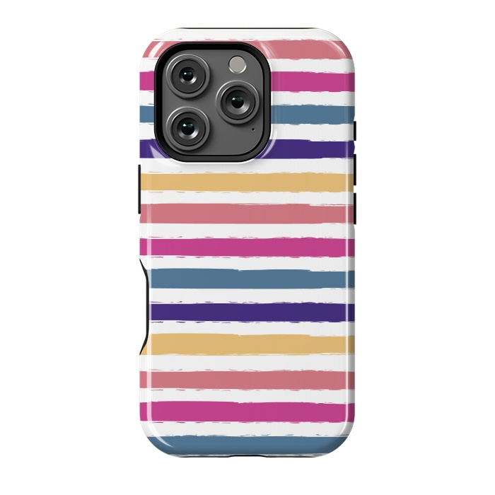 iPhone 16 Pro StrongFit Bright stripes by Martina