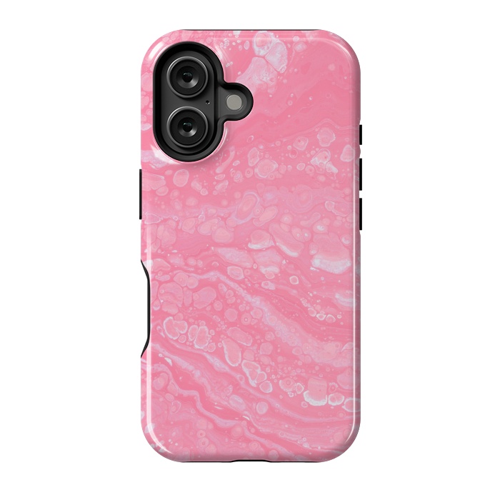 iPhone 16 StrongFit Pink marble  by Winston