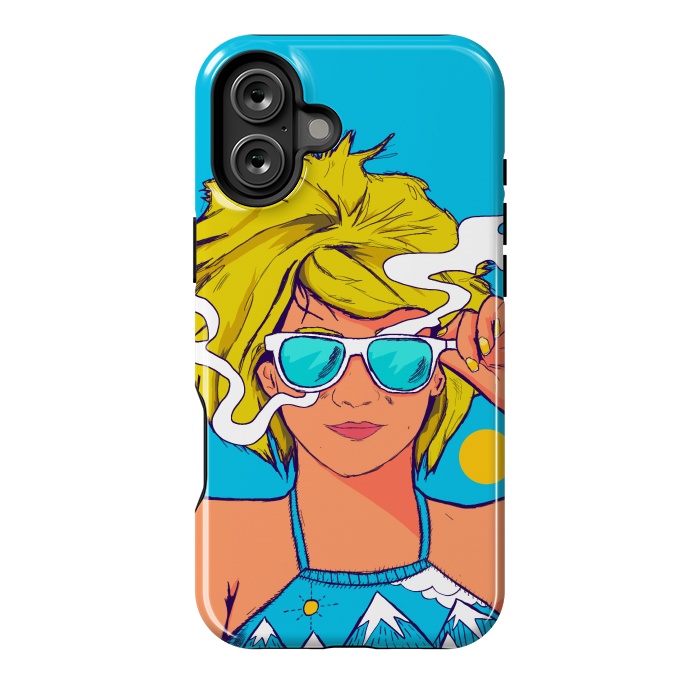 iPhone 16 Plus StrongFit The summer girl by Steve Wade (Swade)