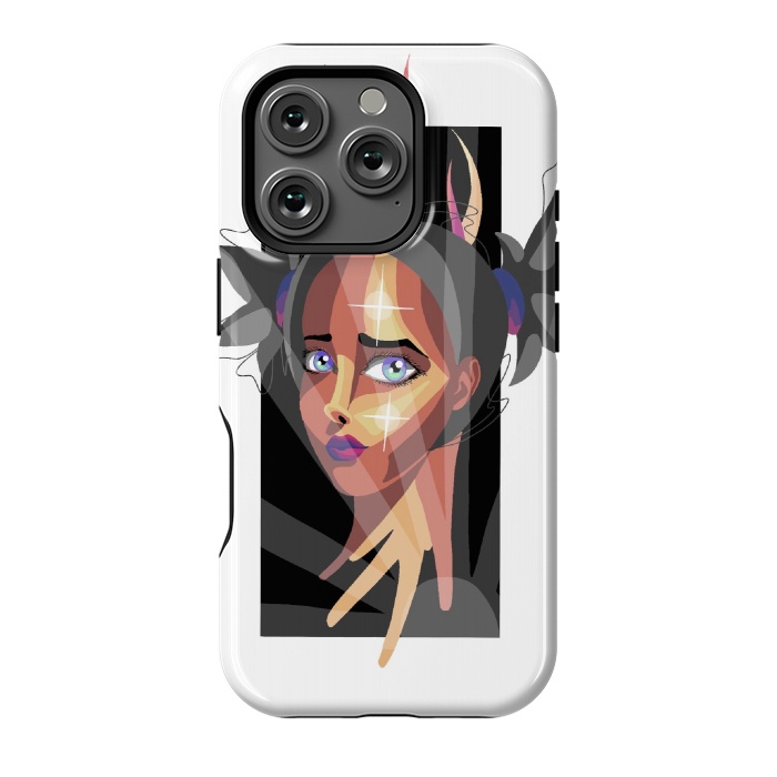 iPhone 16 Pro StrongFit Moon girl2 by Evaldas Gulbinas 