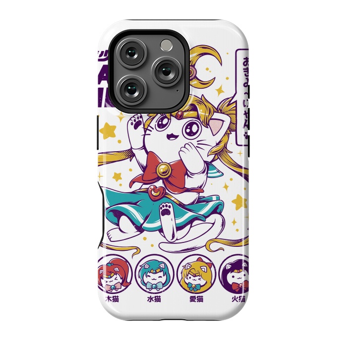 iPhone 16 Pro StrongFit Sailor Meow II by Ilustrata