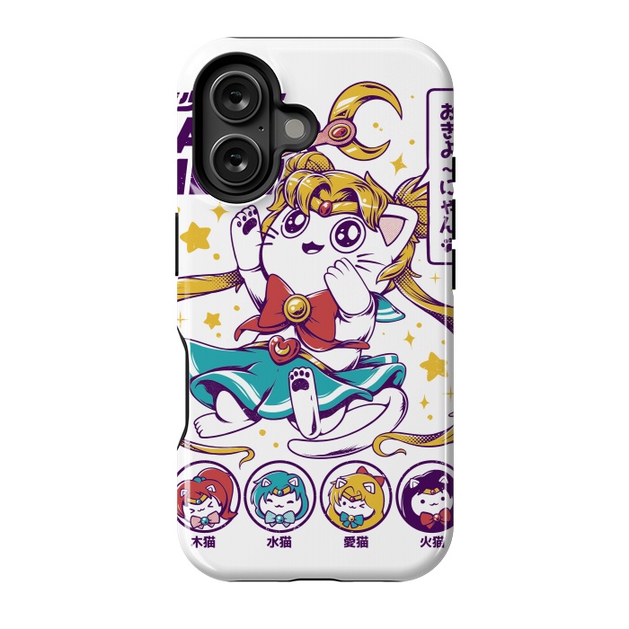 iPhone 16 StrongFit Sailor Meow II by Ilustrata