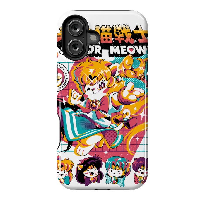 iPhone 16 Plus StrongFit Sailor Meow II by Ilustrata